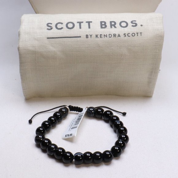 Kendra Scott Accessories Scott Bros Kendra Scott Cade Beaded Mens Bracelet In Black Banded